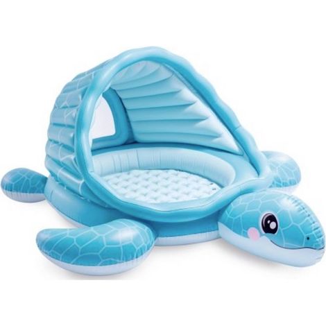 Le Intex « Maison des tortues Playland » offre beaucoup de plaisir aquatique pour les enfants à partir de 2 ans avec un (1/3)