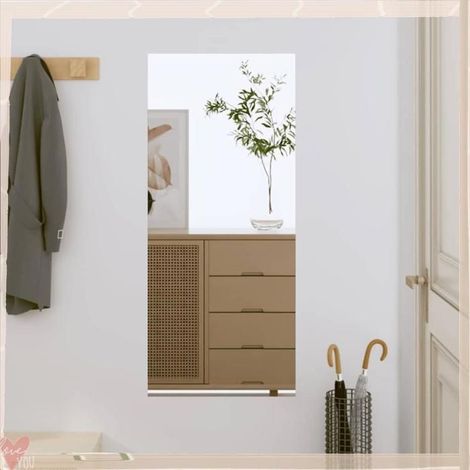 350447 Miroir mural 40x80 cm Verre Rectangulaire (1/5)