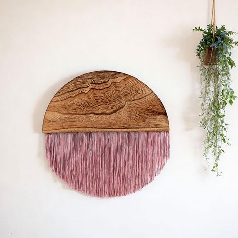Macrame - Tapis Murale - Décoration Murale Bohème - Pour Lit Chambre Nursery Fenêtre - 1 Pièce (1/5)