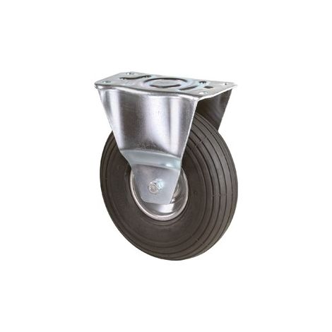 Ruedecilla 200mm LG.R Marco ech Galv. Rueda hinchable
