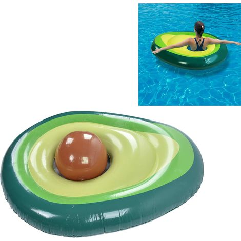Pneu Flottant Avocat en PVC pour Adultes Accessoire de Loisirs Aquatiques Vert (1/5)