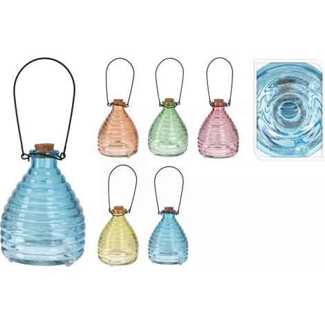 PROGARDEN trampa avispas vidrio 9x13 cm surtida , Trampa avispas vidrio 9 x 13 cm surtidoColores surtidos, se envía según disponibilidadFabricada en vidrio de alta calidad<