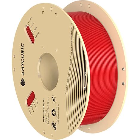 3D-Druckerfilament Anycubic pla filament red 1kg biologisch haftend (1/3)