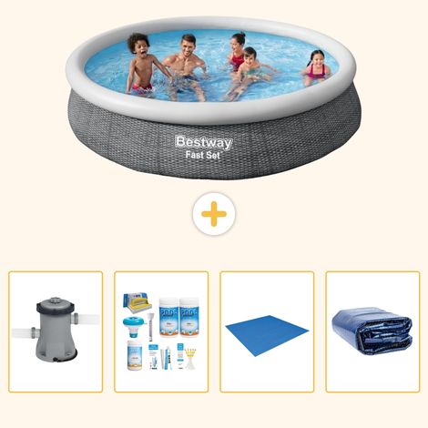 Bestway Bestway Fast Set Ronde - 366x76 cm - 5-pièces S289 (1/5)