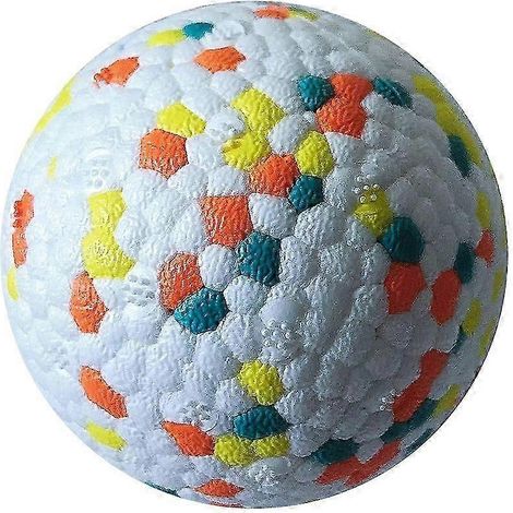 Balles à mâcher résistantes pour chiens, en TPU solide pour les mâcheurs agressifs, idéales pour l'entraînement ou les jeux en extérieur, 7,6 cm (3 pouces)-Orange (1/5)