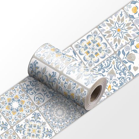 Frise Murale YX163 10cm X 240cm Adhesive Autocollante Papier Peint pour Décoration Intérieure Facile à Poser