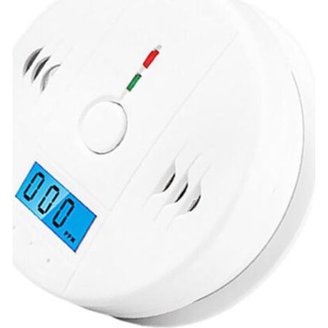 Détecteur de fumée et monoxyde de carbone – Alarme 85 dB – Fixation murale – Matériau ABS – Compact 10x10x4 cm pour sécurité optimale-DOU (1/4)