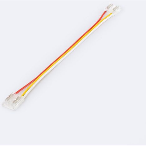 Verbinder Doppelt mit Kabel für LED Streifen CCT 24V DC COB IP20 Breite 10mm 10 mm
