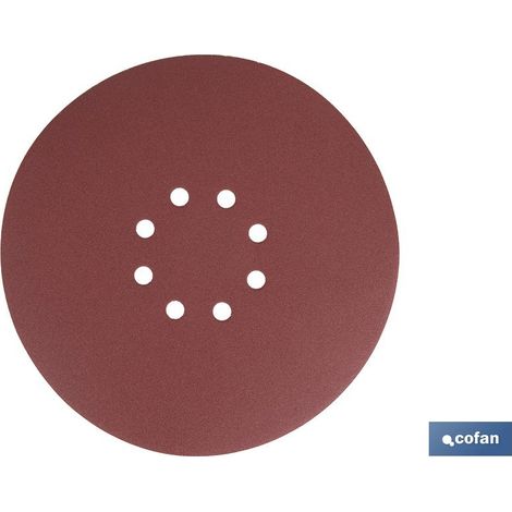 Pack de 5 disques de ponçage pour mur et plafond 8 trous Ø225 mm G 80 (1/3)