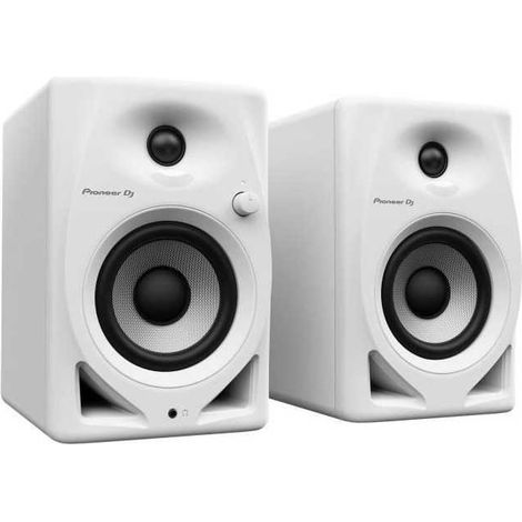 Paire d'enceintes de monitoring Pioneer DJ DM-40D-W - Bass Reflex - 2x19W - Mode DJ ou Production - Blanc