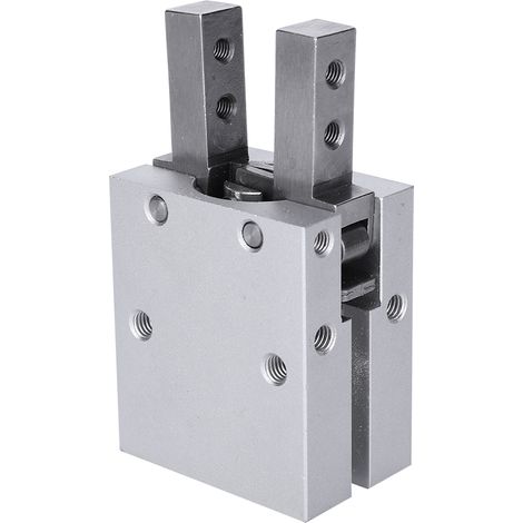Cylindre pneumatique à double tige en alliage d'aluminium, vérin à air 0.7Mpa (1/5)