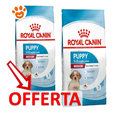 Royal Canin Dog Medium Puppy  - Royal Canin Dog Medium Puppy - Sacco Da 10 Kg
