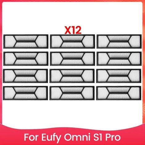 Ensemble de 12 filtres pour aspirateur Eufy Omni S1 Pro - Pièces de rechange