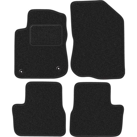 Alfombrillas de terciopelo para Peugeot 2008 I crossover (2013-2019) antracita (1/5)