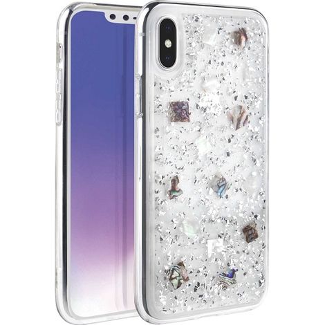 Custodia UNIQ Lumence trasparente per iPhone Xs Max argento/argento perivvinkel