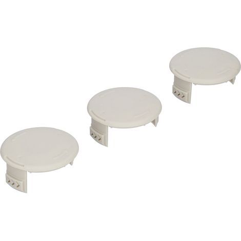 Faceuer 522994001, Capuchons de Bobine résistants à l'usure 3 pièces Bonne compatibilité Couvercle Remplacement pour Coupe-Bordures Ryobi pelouse extérieur Jardin, defult, default (1/5)