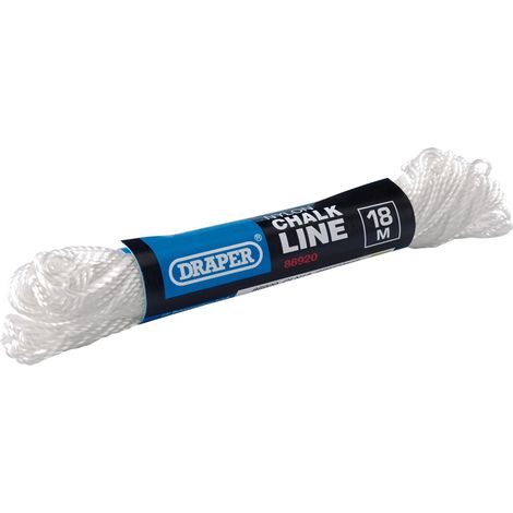Draper 86920 Nylon Chalk Line, 18-Meter (59 Feet) Heavy-Duty Line for Accurate Marking (1/2)
