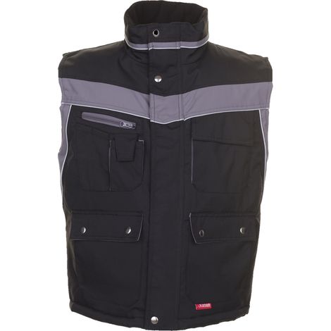 Planam Plaline Winterweste schwarz/zink L (1/5)