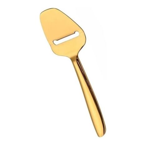 royaluxe-Couteau à pain et beurre - Couteau multifonction acier inoxydable – pour pain, beurre et fromage, compatible lave-vaisselle, 19,4x5,5 cm, Doré (1/5)