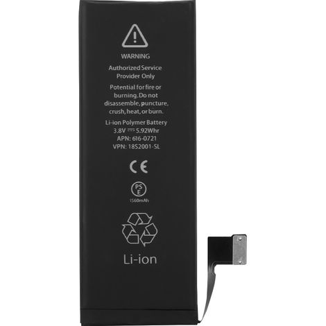 Batterie lithium de remplacement 1560 mAh pour iPhone 5/5S (iPhone5S) (1/5)