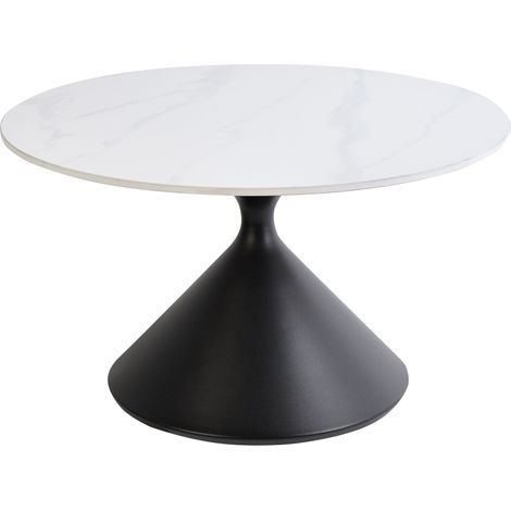 Coffee Table HAIWEE Ceramic Black/ White