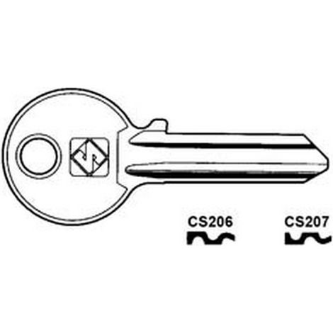20PZ CHIAVI PER CILINDRI CISA 5 SPINE GRANDI - CS207 SX