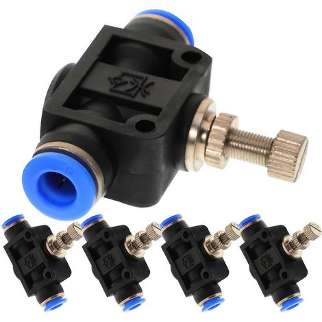Connecteur pneumatique pour tube d'accélérateur de contrôle de débit en ligne Jietou (5 pièces) (1/5)