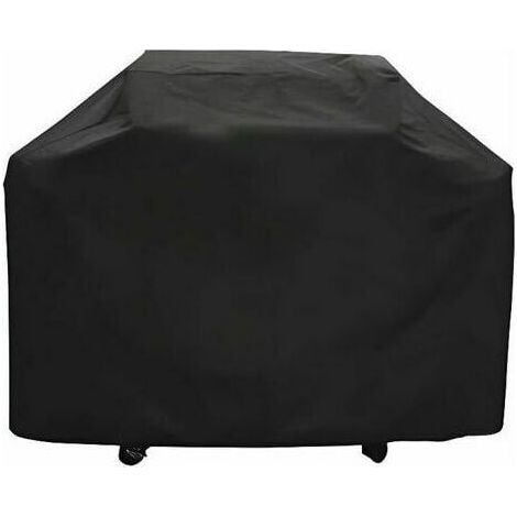 Housse Pour Grill - 170 x 61 x 117 cm - Résistante Aux UV Et À L Eau - Avec Cordon De Serrage - Noir - 1 Pièce (1/4)