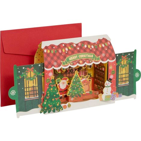 TARJETA DE FELICITACIÓN 3D HOUSE - Feeric lights & christmas (1/5)
