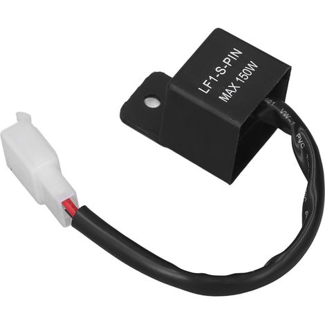 Relais clignotant à LED à 2 broches avec câblage, module relais de clignotant pour moto, 150 W 12 V CC (1/5)
