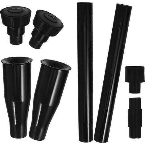 Ensemble de buses de fontaine réglables, accessoires pour pompe à eau de bassin, ensemble de fontaine 8 pièces, noir. (1/5)