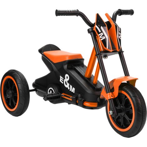 Tricycle enfant 18-36 mois acier orange 79x44x47 cm
