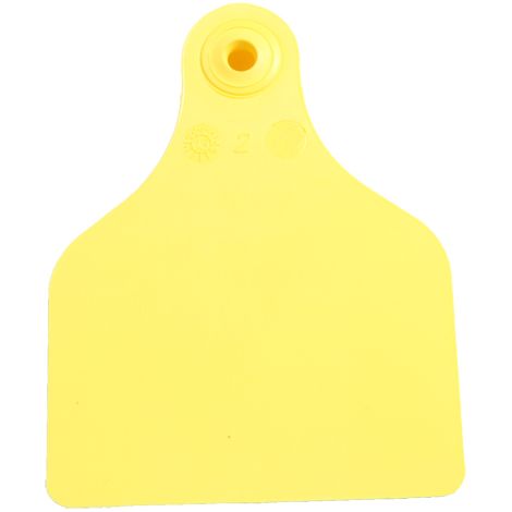 Boucles de marquage Ukal Flex super maxi+bouton nu jaune x20 (1/3)