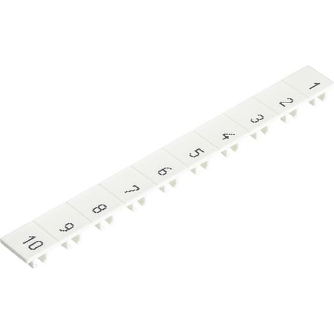 Wieland Electric 04.848.0153.0 Beschriftungsstreifen Weiß 25 St.