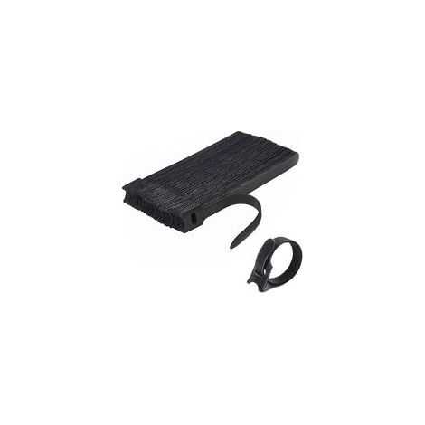 (Noir)Attache Cable[50 Pcs], Sangles Sangles Câble, Réutilisables Serre Cable, Organisateur Rangement Cable, pour Attacher Les Câbles, Gaines, Fils PC, Fils Électriques etc , Organisateur (1/5)