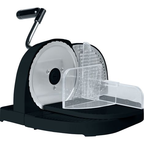 Wenko – Trancheuse manuelle pour pain – Lame inox réglable jusqu'à 1,8 cm – Support à pain et protège-doigts – Boîtier ABS compact