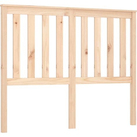 Maison Exclusive - Testiera per Letto 141x6x101 cm in Legno Massello di Pino (1/5)