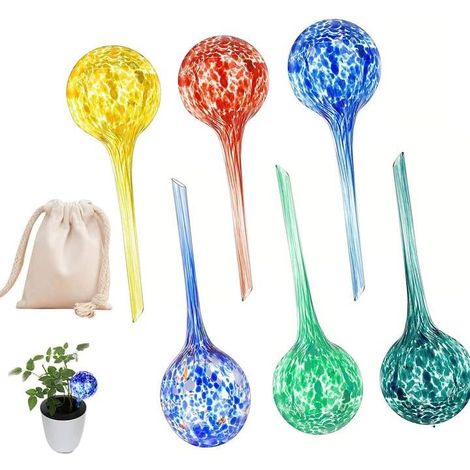6 Pcs Irrigation Goutte à Goutte Kit- Arrosage automatique, réglable, verre (1/4)