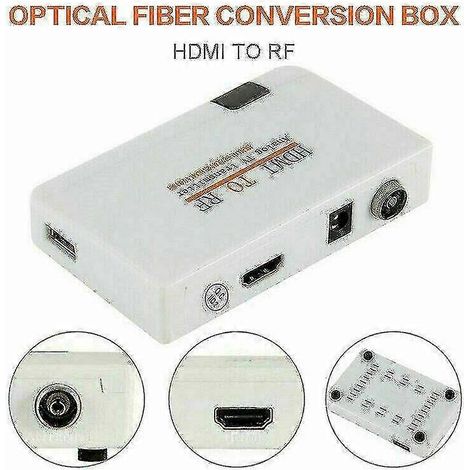 Émetteur adaptateur coaxial Barsinfi pol HDMI vers RF avec convertisseur de télécommande (1/5)