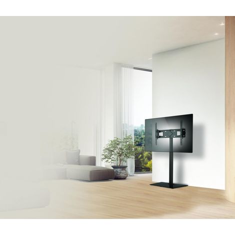 Meliconi Floor 600 Support TV sur Pied 40"-70" VESA 300/400/600 45 Kg Noir