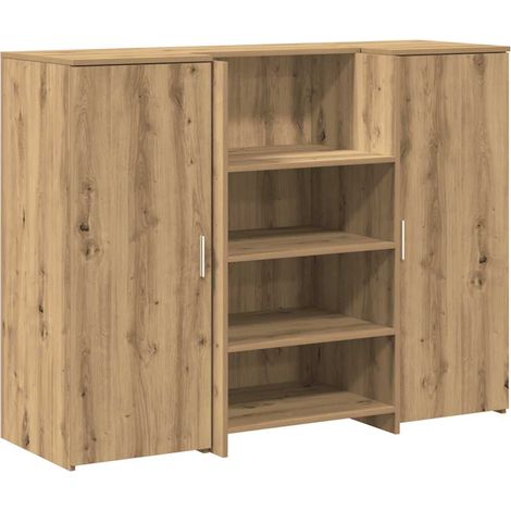 Maison Exclusive - Empfangstheke Artisan-Eiche 135x50x103,5 cm Ho