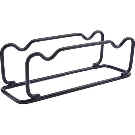 Support Pour Haltères - En Fer - Dimensions 25 x 11 x 10 cm - Noir - Pour Haltères Standard - 1 Pièce (1/4)