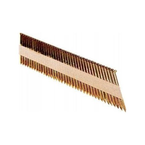 2200 CLOUS EN BANDE 34° SANS GAZ 2.8 x 50 Crantés Galva 12µ Tronquée BOSTITCH PT28R50G12
