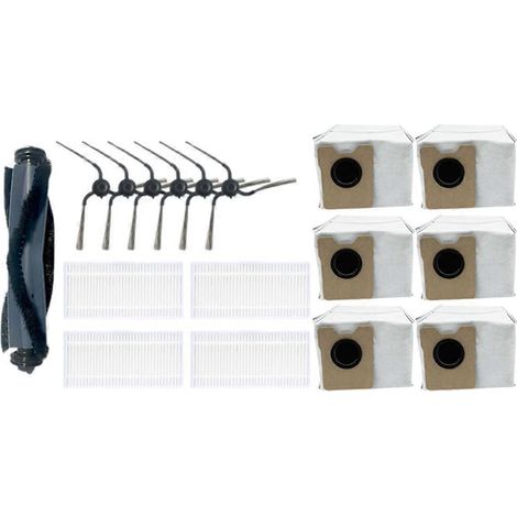 Pièces de rechange pour aspirateur robot Eufy C10 : brosse principale, filtre HEPA, sac à poussière grande capacité (1/5)