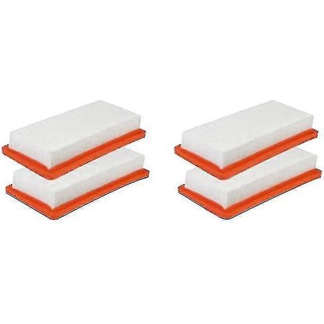 Lot de 4 filtres HEPA pour aspirateurs Kärcher DS5500, DS6000, DS5600 et DS5800 (pièces détachées Kärcher 6.414-631.0 H) (1/5)