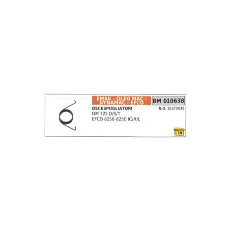 MOLLA SALTERELLO AVVIAMENTO DECESPUGLIATORE OLEOMAC EFCO 725 8250 61070039 (1/2)