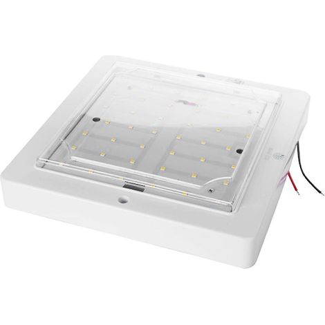 Lampe LED intérieure 9W 12V pour voiture/camping-car, plafonnier, lumière chaude (1/2)