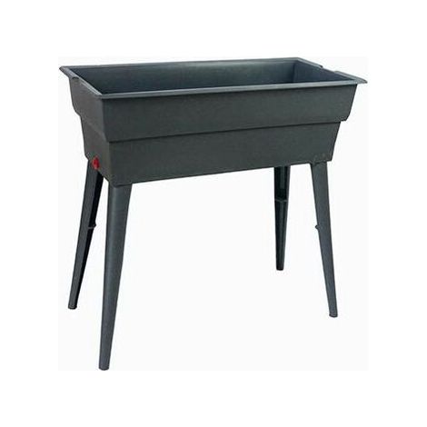 Jardinière - 1 Pièce - Polypropylène - 40 L - 81 x 39 x 80 cm - Anti-UV 5 Ans - Avec Pieds Amovibles - Extérieur (1/5)