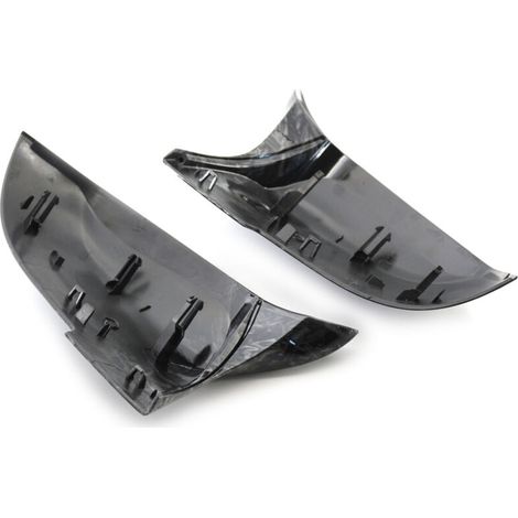 Jeffergarden Boîtier de rétroviseur amélioré, capuchons latéraux, une paire de pièces de rechange pour BMW F32 F30 F31 F33 F36 (motif en carbone forgé)-DOU