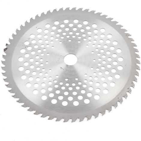 Disque à lame de scie circulaire à 60 dents pour débroussailleuses et coupe-bordures, 255 x 25,4 x 60 mm